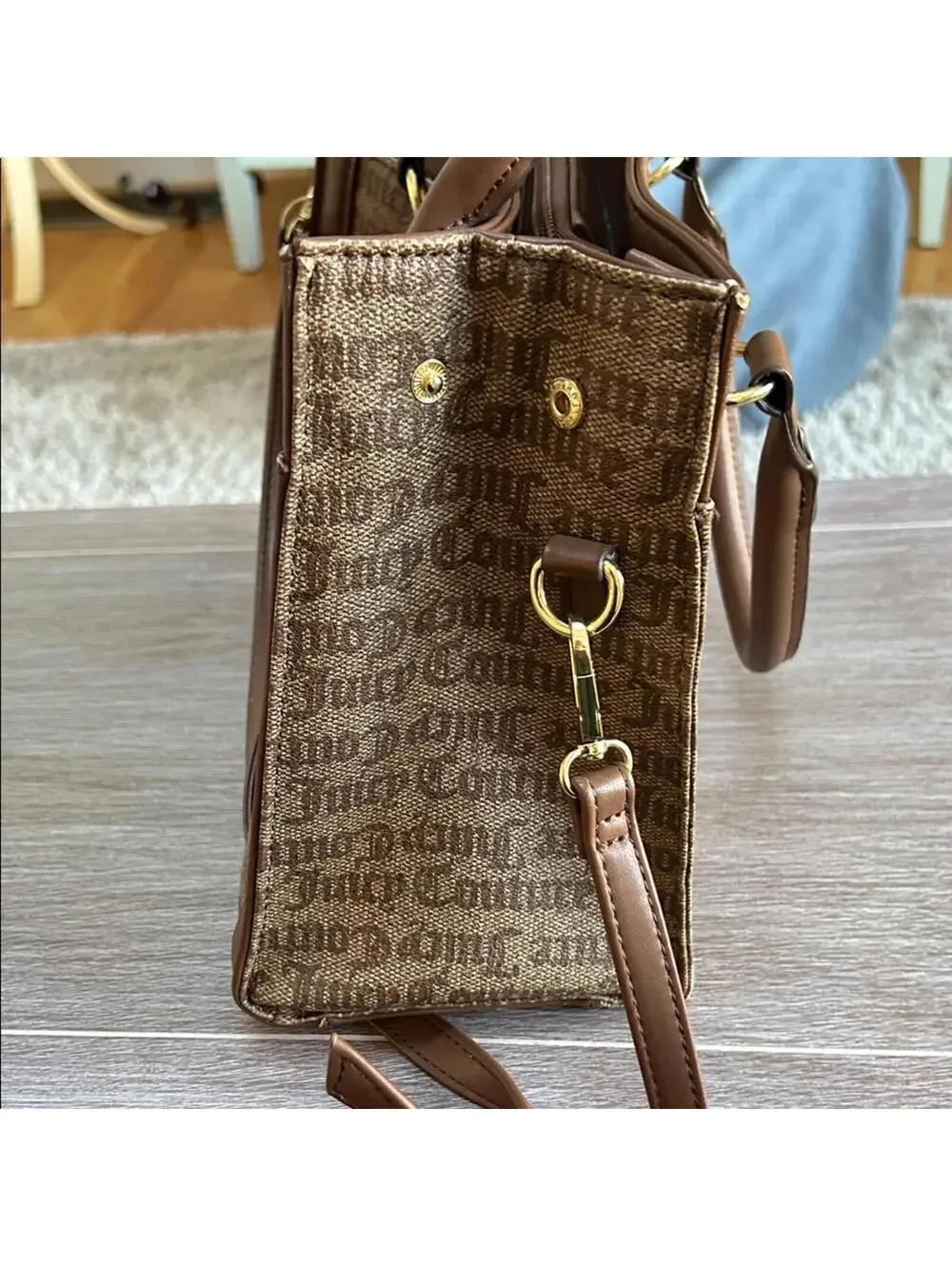 Juicy Couture Elegant Brown and Tan Satchel